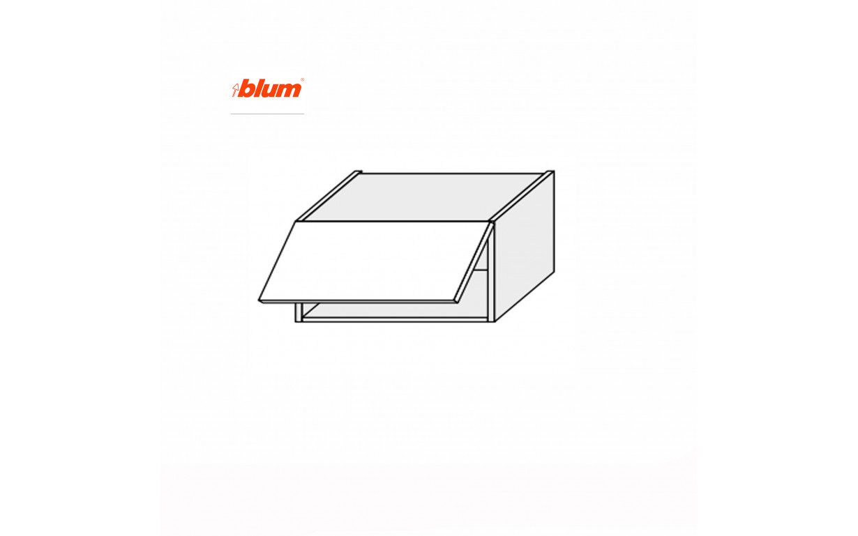 Кухонна секція Міленіум WG верхня 80В/450 1дв Aventos Pro Blum - Фото